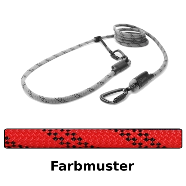 EASYLONG Hundeleine TWIST - L - 2,5m - rot rally